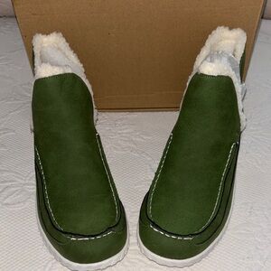 Journee Collection Green Ankle Booties